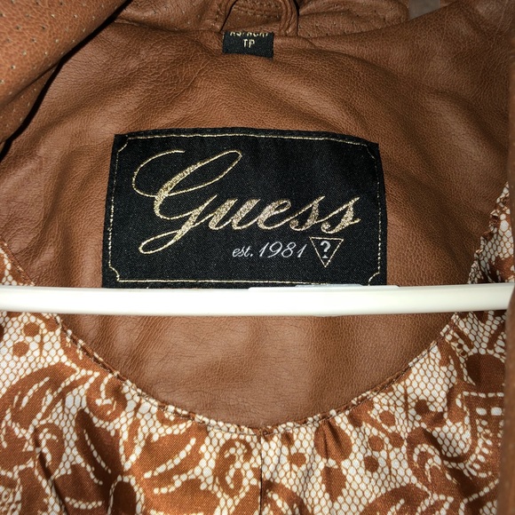 Camel brown guess jacket - Picture 2 of 4